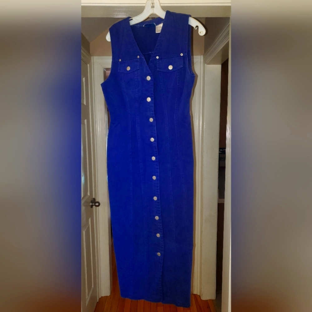 90’s Sleeveless Denim Dress